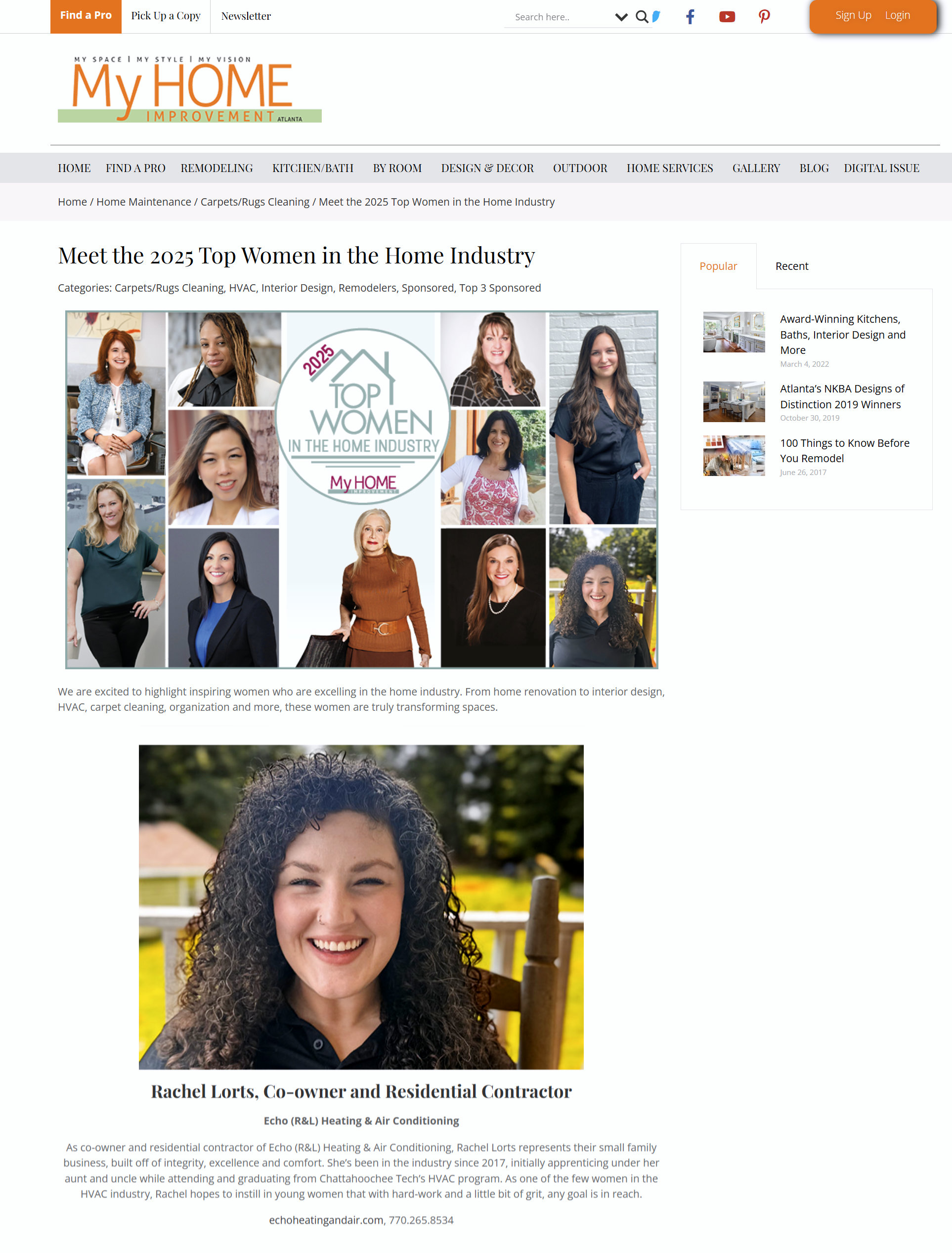 Rachel Lorts is one of the 2025 Top Women in the Home Industry