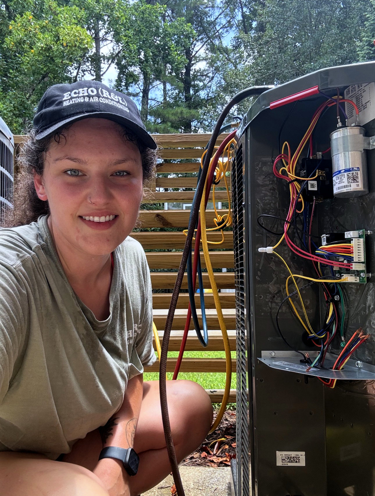 Rachel Lorts co-owner of Echo Heating & Air Conditioning